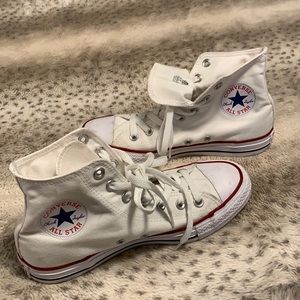 High top white converse